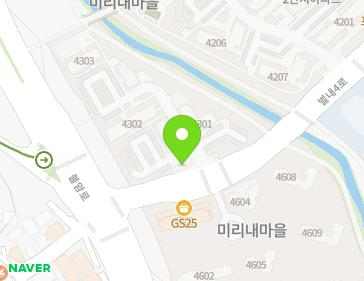경기도 남양주시 별내4로 5 (별내동, 미리내마을4-3단지) 지도