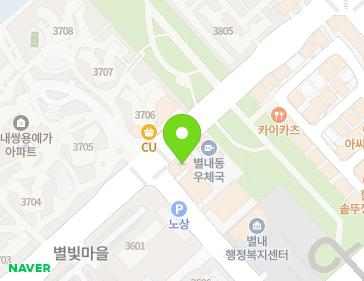 경기도 남양주시 별내3로 66 (별내동, 오션타워) 지도