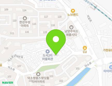 경기도 남양주시 와부읍 덕소로284번길 15 지도