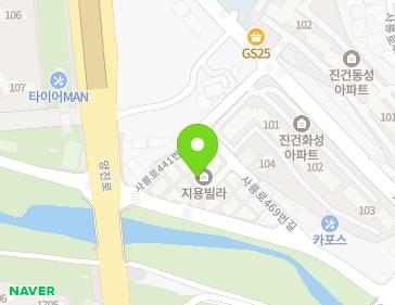 경기도 남양주시 진건읍 사릉로469번길 12-8 (지용빌라) 지도