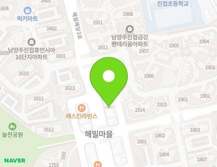 경기도 남양주시 진접읍 해밀예당3로 60 (호평프라자) 지도