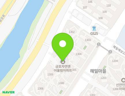 경기도 남양주시 진접읍 해밀예당1로 51 (자연앤어울림아파트) 지도