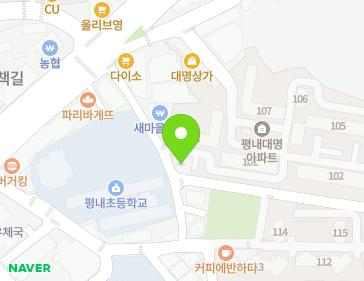 경기도 남양주시 경춘로1306번길 9 (평내동, 대명아파트) 지도