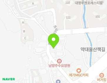 경기도 남양주시 경춘로1283번길 14 (평내동) 지도