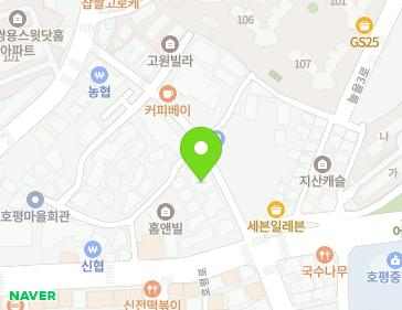 경기도 남양주시 호평로67번길 7 (호평동, 정윤빌딩) 지도