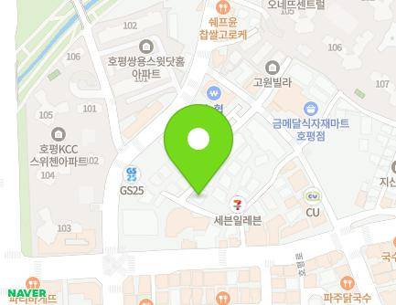 경기도 남양주시 호평로67번길 9-30 (호평동, 아름드리어린이집) 지도