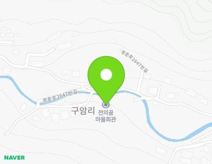 경기도 남양주시 화도읍 경춘로2647번길 105-3 (전의골마을회관) 지도