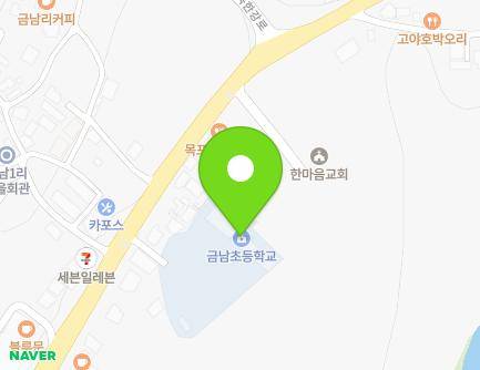 경기도 남양주시 화도읍 북한강로 1506 (금남초등학교) 지도