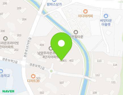 경기도 남양주시 화도읍 경춘보학1길 7 (남양주라온프라이빗4단지) 지도