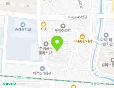 경기도 남양주시 화도읍 마석로17번안길 5-12 (도신빌라나동) 지도
