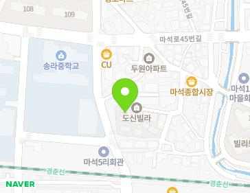 경기도 남양주시 화도읍 마석로17번안길 5-10 (도신빌라가동) 지도