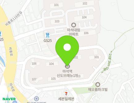 경기도 남양주시 화도읍 마석로 110 (마석역신도브래뉴아파트) 지도