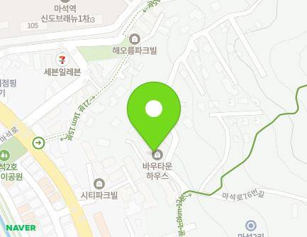 경기도 남양주시 화도읍 마석로76번길 19-9 (바우타운하우스) 지도