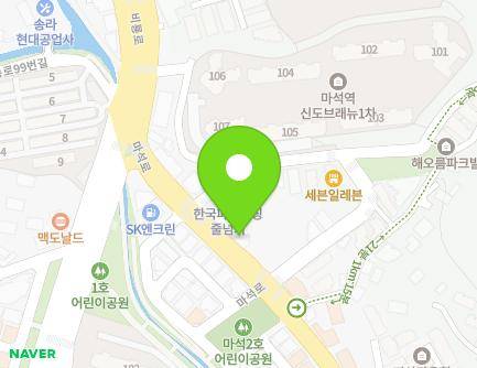 경기도 남양주시 화도읍 마석로 104 지도