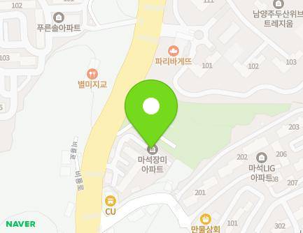 경기도 남양주시 화도읍 비룡로 166 (삼청장미9차아파트) 지도