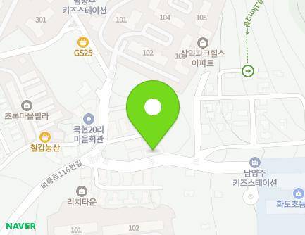 경기도 남양주시 화도읍 비룡로116번길 24-15 (다산드림타운) 지도