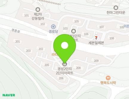 경기도 남양주시 화도읍 경춘로 1606 (경성큰마을아파트) 지도