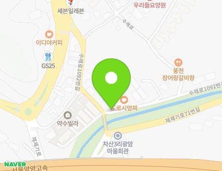 경기도 남양주시 화도읍 수레로1092번길 19 (마석종합카센터) 지도