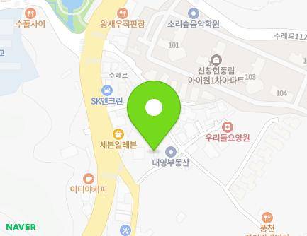 경기도 남양주시 화도읍 수레로1092번길 5-7 지도