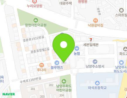 경기도 남양주시 화도읍 경춘로1922번길 19-24 지도