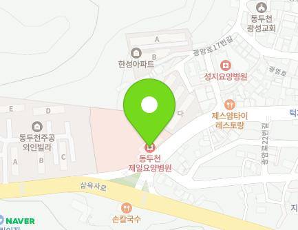 경기도 동두천시 광암로 7 (광암동, 동두천제일요양병원) 지도