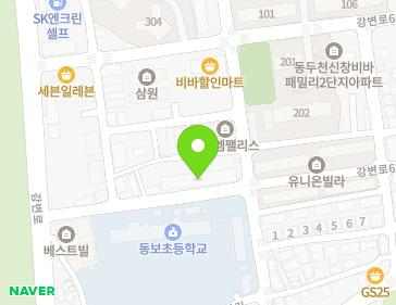 경기도 동두천시 원터강변로17번길 35 (동두천동, 제일국민주택) 지도