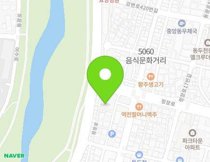 경기도 동두천시 정장로 2-7 (생연동, 금옥빌라) 지도