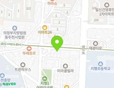 경기도 동두천시 지행로 114 (지행동, 거산빌라) 지도