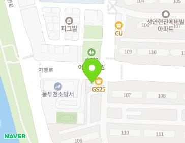 경기도 동두천시 지행로 12 (지행동, 송내주공아파트) 지도