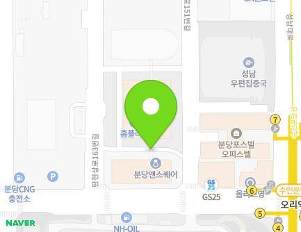경기도 성남시 분당구 탄천상로151번길 20 (구미동, 월드쇼핑(CGVSquare)) 지도