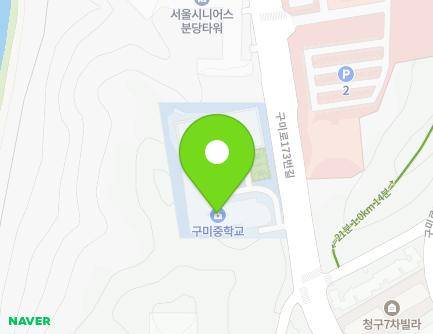 경기도 성남시 분당구 구미로173번길 29 (구미동, 구미중학교) 지도