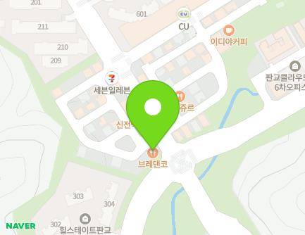 경기도 성남시 분당구 판교대장로7길 5 (대장동) 지도