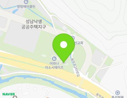 경기도 성남시 분당구 동막로245번길 1 (동원동) 지도