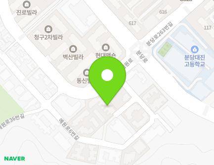 경기도 성남시 분당구 예원로 42 (분당동, 한솔빌라) 지도