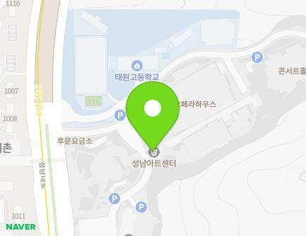경기도 성남시 분당구 성남대로 808 (야탑동, 성남아트센터) 지도