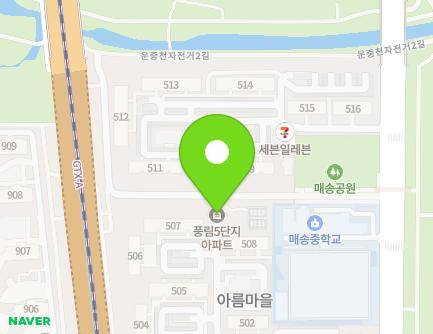 경기도 성남시 분당구 탄천로 35 (이매동, 아름마을풍림아파트) 지도