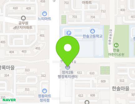 경기도 성남시 분당구 내정로 66 (정자동, 정자2동행정복지센터) 지도