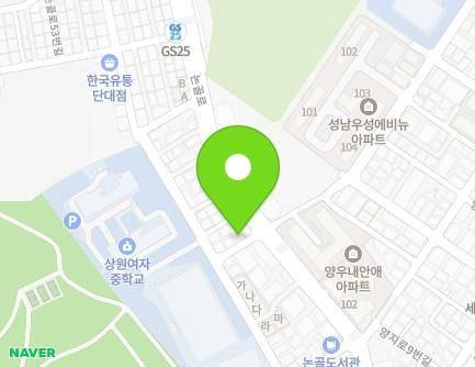 경기도 성남시 수정구 논골로35번길 4 (단대동) 지도