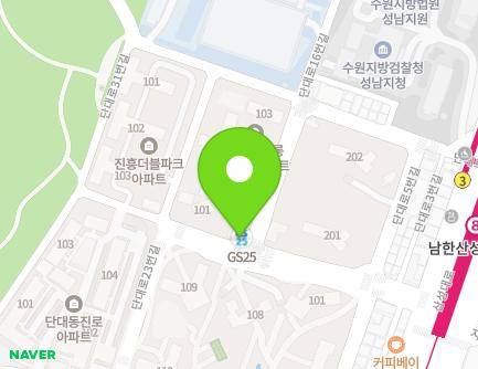 경기도 성남시 수정구 산성대로437번길 18 (단대동) 지도