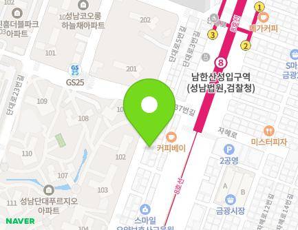 경기도 성남시 수정구 산성대로429번길 6-6 (단대동) 지도