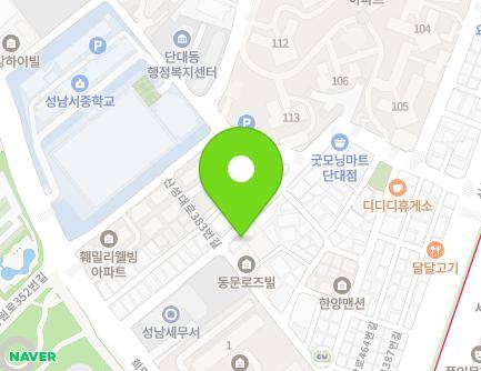 경기도 성남시 수정구 희망로482번길 14 (단대동, LK하임) 지도