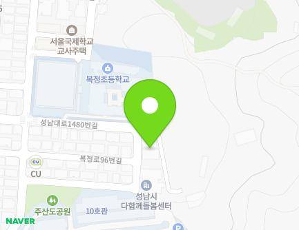 경기도 성남시 수정구 성남대로1480번길 38 (복정동, 수정중앙노인종합복지관) 지도