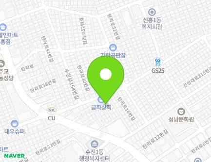 경기도 성남시 수정구 탄리로30번길 10-3 (신흥동) 지도