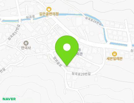 경기도 성남시 수정구 엄뫼골로 88 (심곡동) 지도