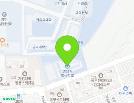 경기도 성남시 수정구 태평로 19 (태평동, 성남서초등학교) 지도