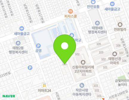 경기도 성남시 수정구 시민로205번길 8-13 (태평동, 엘지아트맨션) 지도