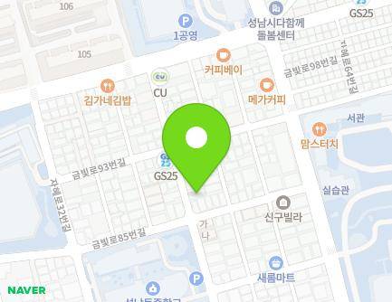 경기도 성남시 중원구 자혜로44번길 15 (금광동, 건양주택건설) 지도