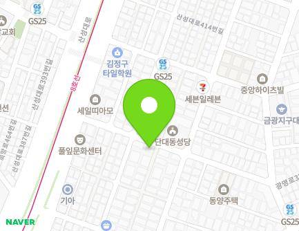 경기도 성남시 중원구 산성대로390번길 11-11 (금광동, 광진빌라) 지도