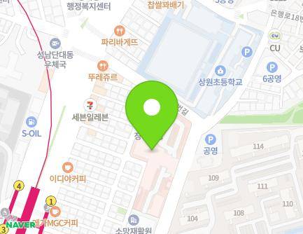 경기도 성남시 중원구 산성대로476번길 12 (금광동, 성남중앙병원) 지도