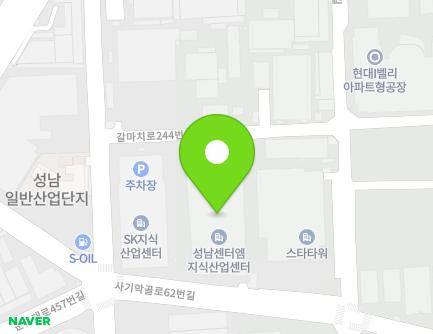 경기도 성남시 중원구 사기막골로62번길 33 (상대원동) 지도
